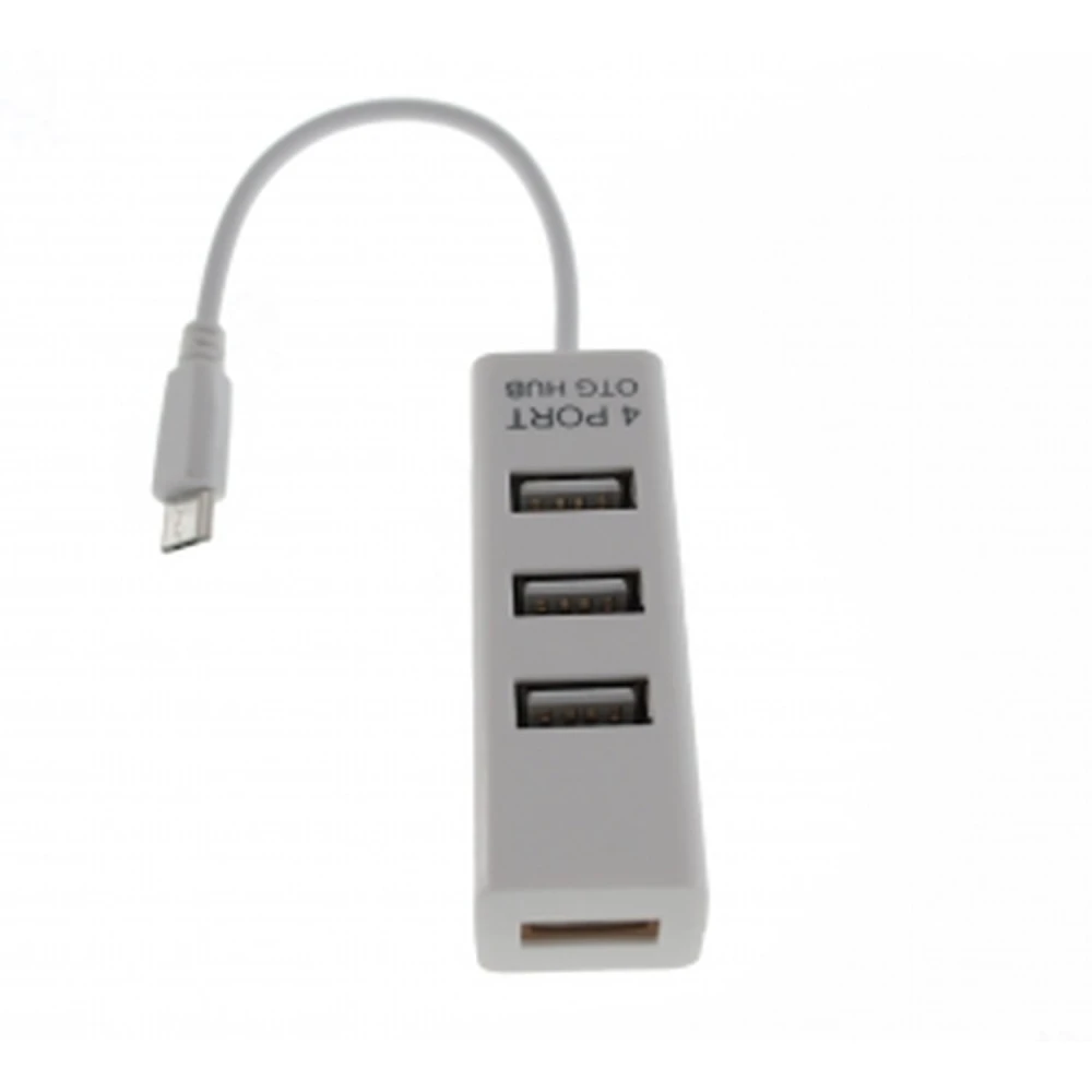 USB OTG micro USB hub Androidhoz, 4 porttal