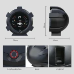 Autool X95 multifunkciós dőlésszögmérő GPS-szel