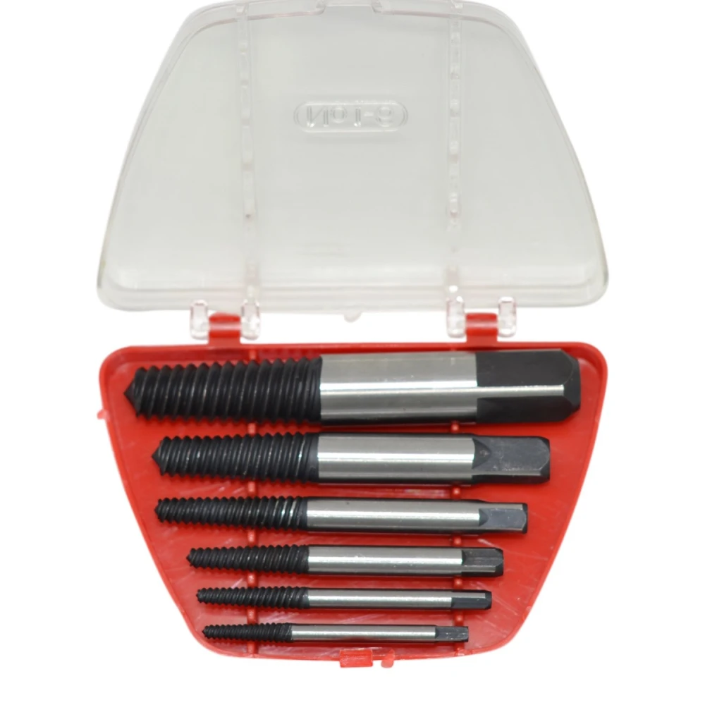 6 darabos professzionális törött csavarkiszedő készlet TSX TOOL
