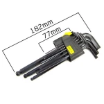 9 részes gömbvégű imbuszkulcs készlet 1,5-10mm autóhoz és motorhoz