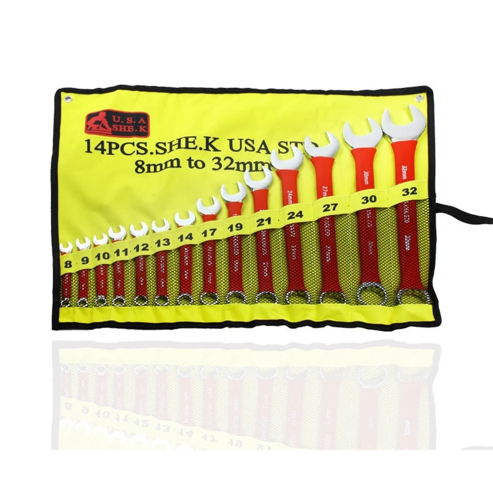 14 részes metrikus kulcskészlet TSX TOOL - professzionális