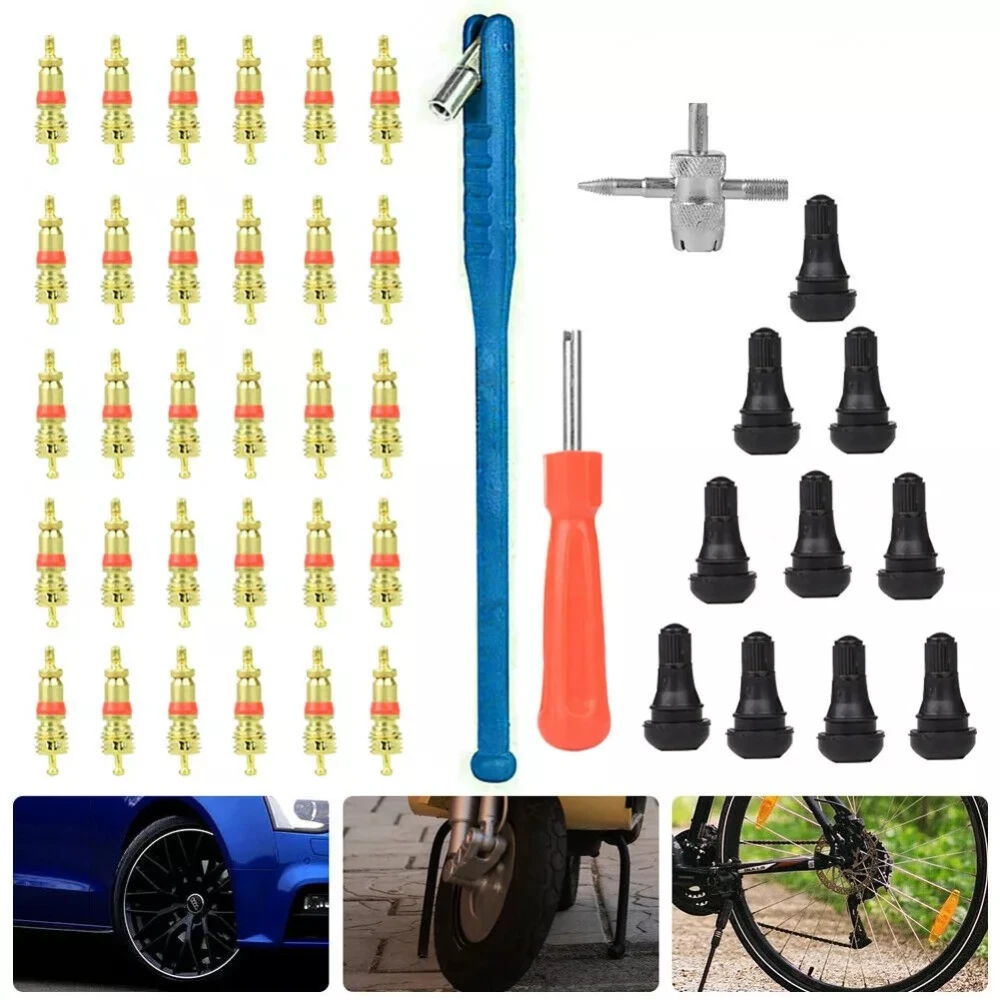 TSX TOOL gumijavító és szelepkiszedő szerszámkészlet 43 db