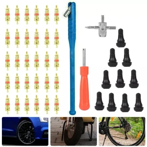 TSX TOOL gumijavító és szelepkiszedő szerszámkészlet 43 db