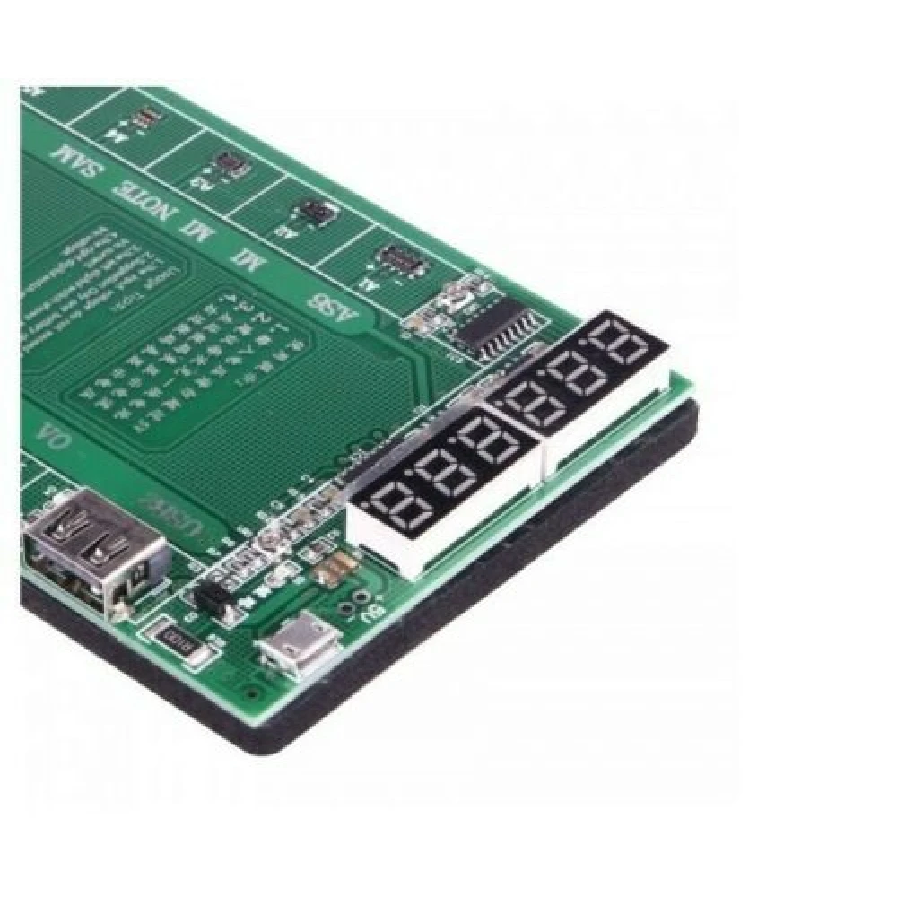 Vista frontal de la plantilla activadora K9206 para baterías de móvil