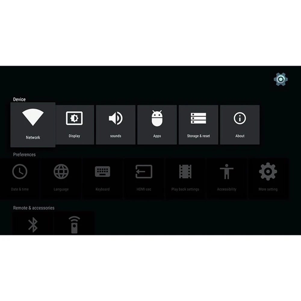 Kii Pro kettős tuner DVB-S2 DVB-T2 Android TV Box 2GB/16GB 4K