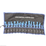 27 részes ajtókárpit-, díszléc- és dísztárcsa-bontó készlet TSX TOOL