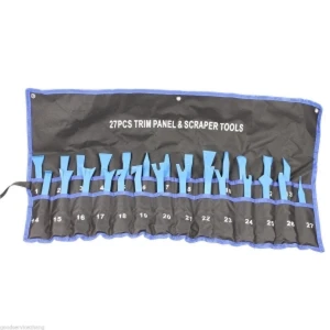 27 részes ajtókárpit-, díszléc- és dísztárcsa-bontó készlet TSX TOOL