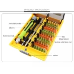 Puntas de destornillador de acero cromo-vanadio organizadas en estuche compacto