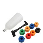 Modern autóolaj-töltő tölcsér készlet, cseppmentes - 8 db TSX TOOL