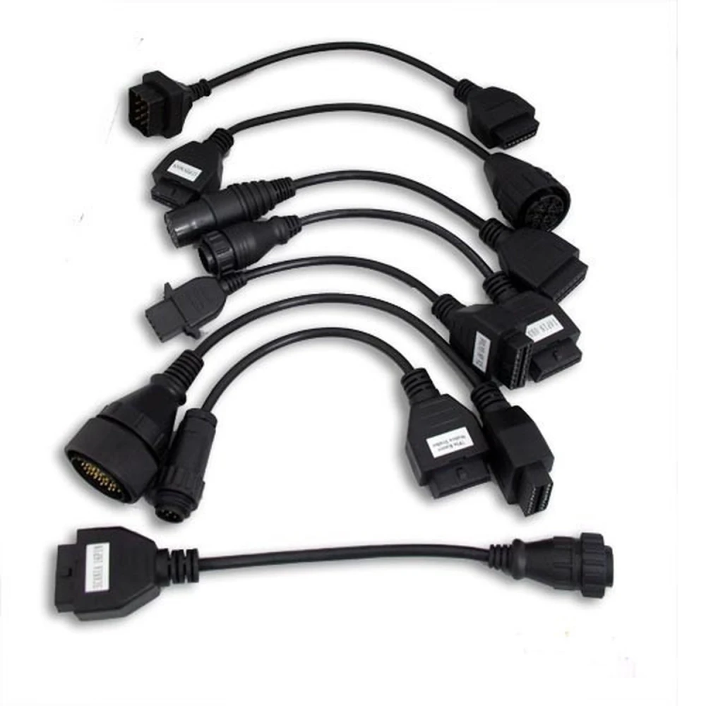 Cables OBDII para camiones Konnwei en kit profesional para diagnóstico