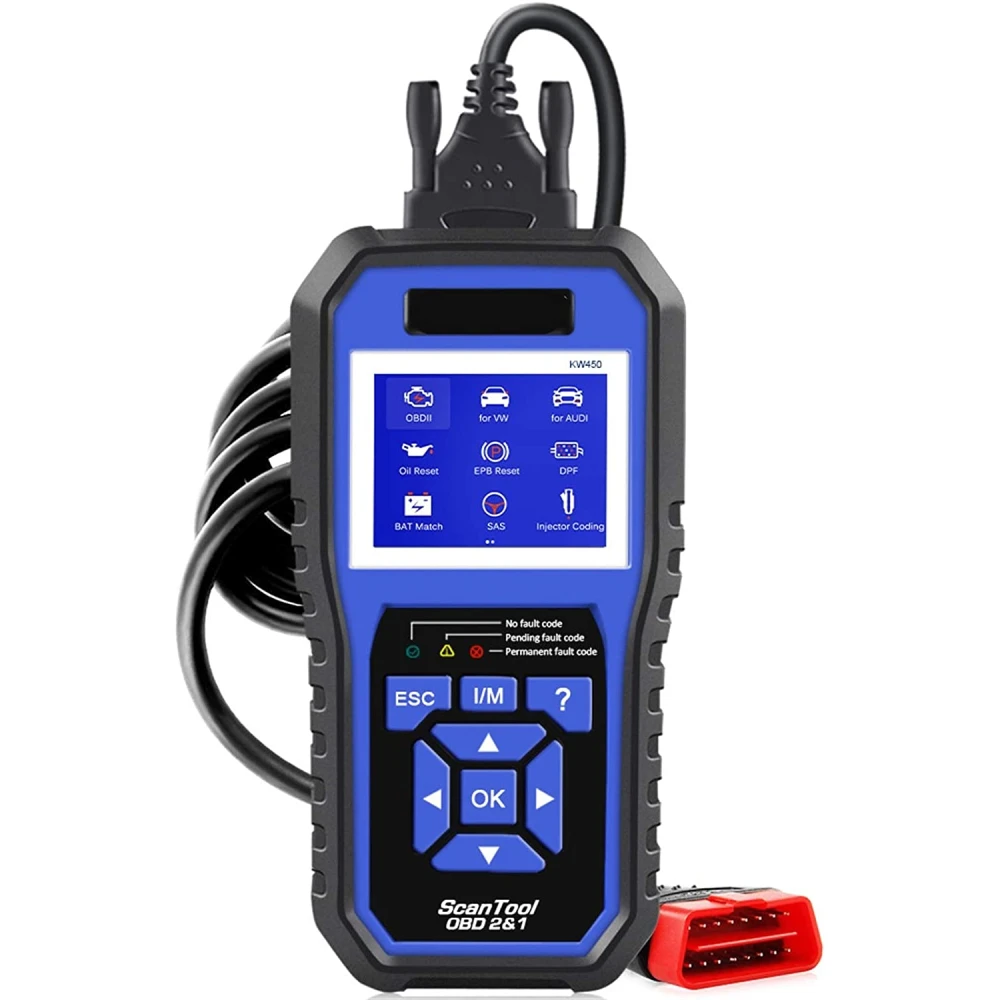Konnwei KW450 VAG diagnosztikai szkenner VW Audi Seat Skoda OBD2