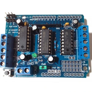 L293D Arduino Shield driver DC és léptetőmotor vezérléshez és bővítéshez