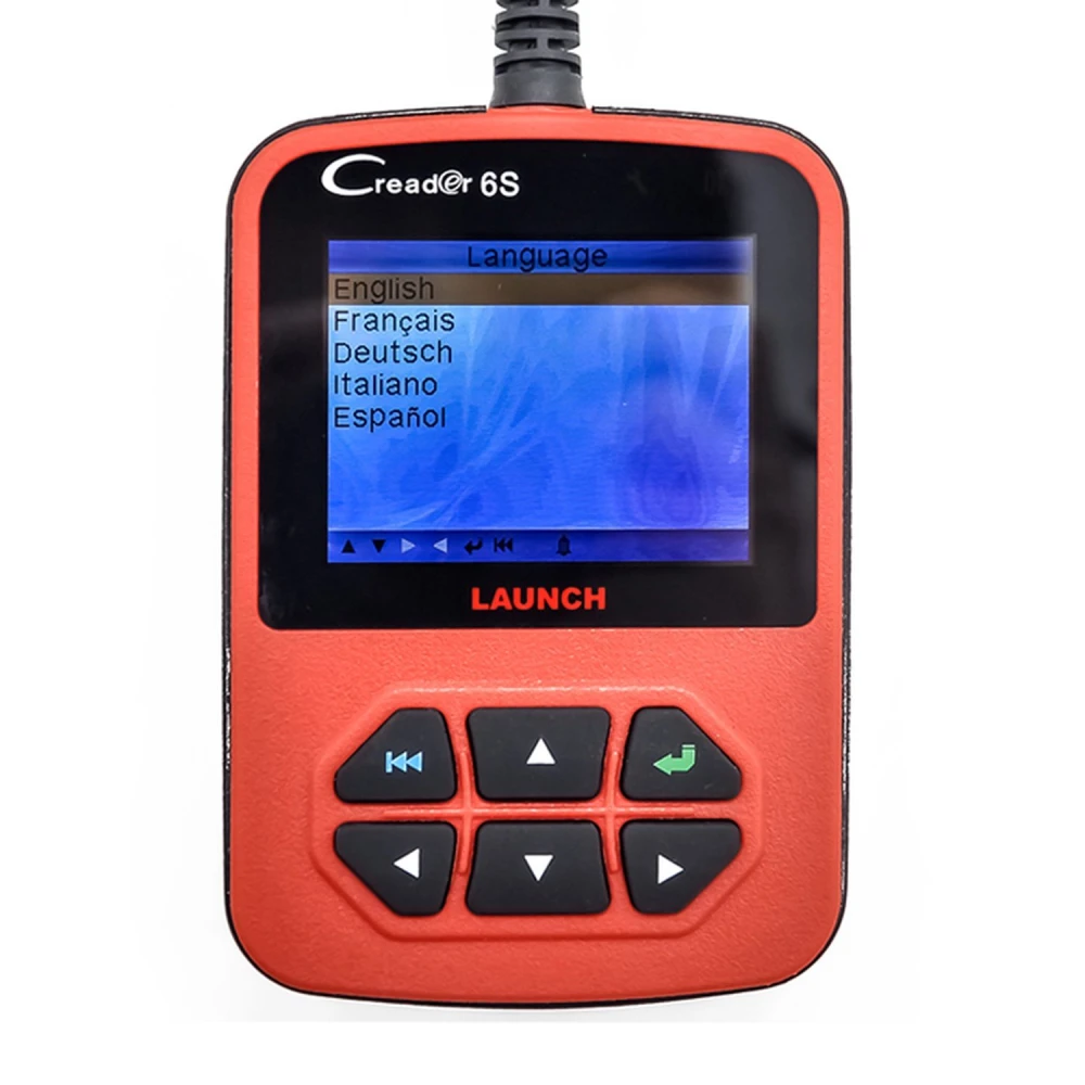 Vista lateral del Launch X431 Creader 6S VI OBD2 scanner