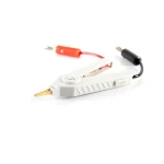 LC200A medidor digital con cables test y adaptador de corriente