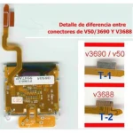 Motorola V3688 LCD kijelző flex kábellel javításhoz