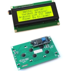 satkit Zöld 20x4 karakteres LCD Serial IIC/I2C Arduinohoz