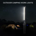 Újratölthető LED műhelylámpa 4 móddal és mágneses talppal