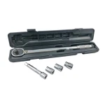 1/2'' nyomatékkulcs 28-210 Nm hosszabbítóval és 3 dugóval TSX TOOL
