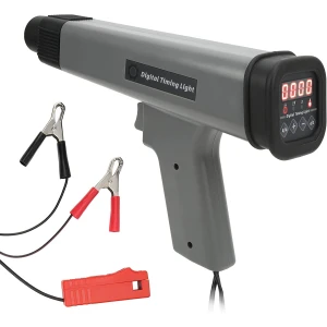 Digitális induktív gyújtásidőzítő lámpa autóhoz és motorhoz 12V csipeszekkel