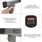 Digitális induktív gyújtásidőzítő lámpa autóhoz és motorhoz 12V csipeszekkel