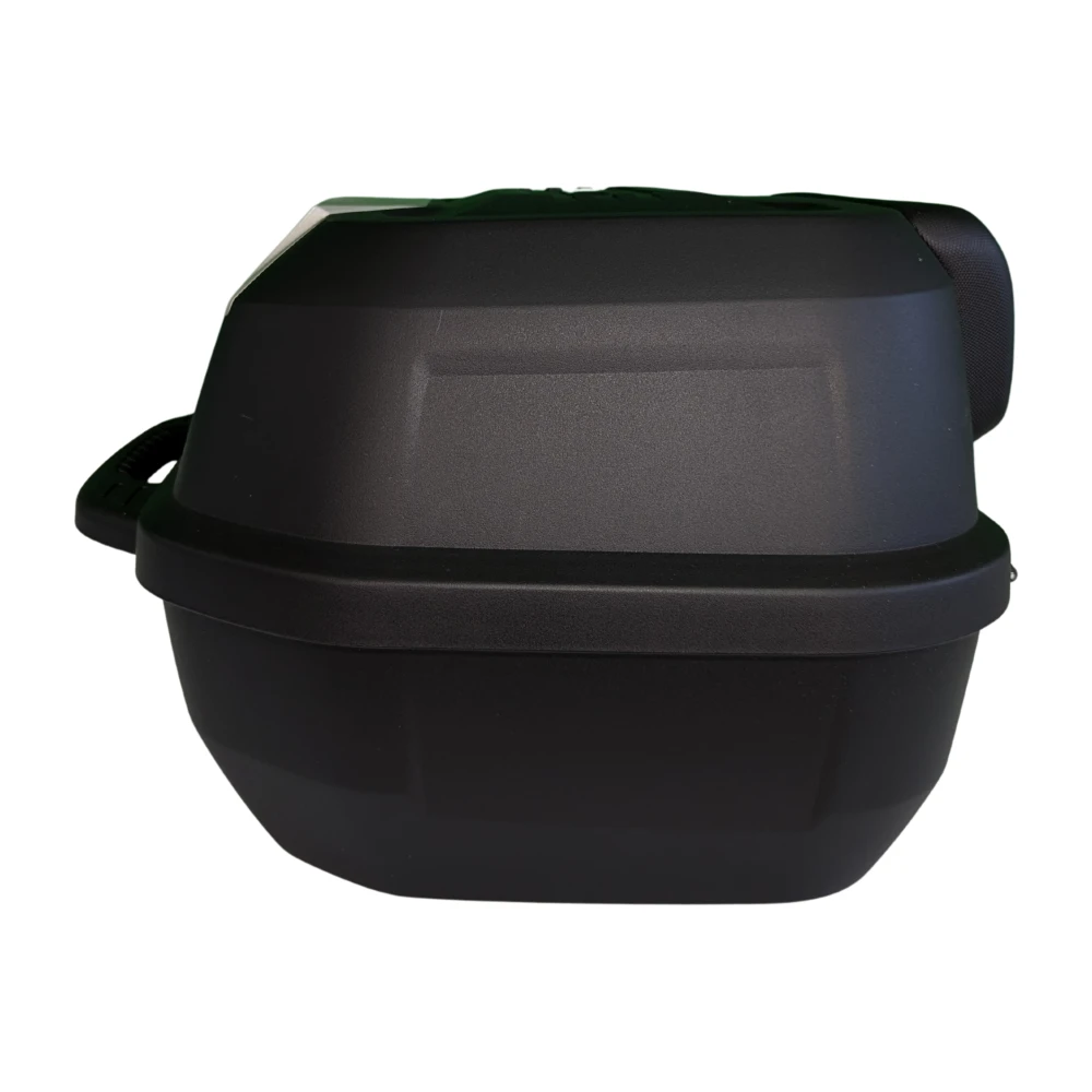 47L motorkerékpár sisaktartó doboz - univerzális, levehető zárral és háttámlával