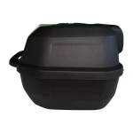 47L motorkerékpár sisaktartó doboz - univerzális, levehető zárral és háttámlával