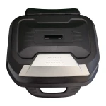 47L motorkerékpár sisaktartó doboz - univerzális, levehető zárral és háttámlával