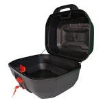 47L motorkerékpár sisaktartó doboz - univerzális, levehető zárral és háttámlával