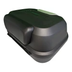 47L motorkerékpár sisaktartó doboz - univerzális, levehető zárral és háttámlával