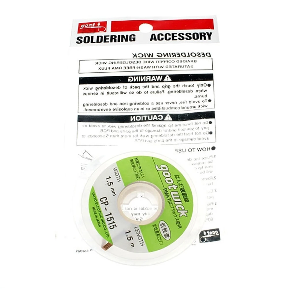 GOOT CP-1515 kiforrasztó szalag 1,5 mm x 1,5 méter