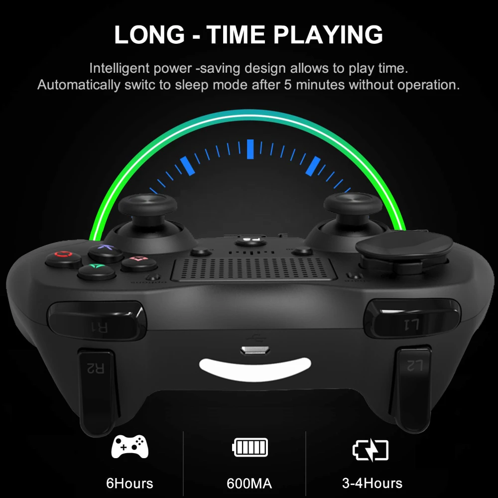 PS4 kompatibilis fehér vezeték nélküli kontroller DoubleShock 4