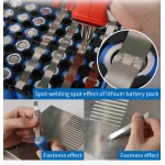 Sunkko 709AD+ 220V ponthegesztő gép beépített pákával 18650 akkumulátorhoz