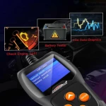 Konnwei KW600 12V akkumulátor-tesztelő autóhoz és motorhoz