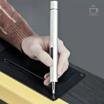 Detalle del cuerpo de aluminio del Mini Destornillador Eléctrico Wowstick