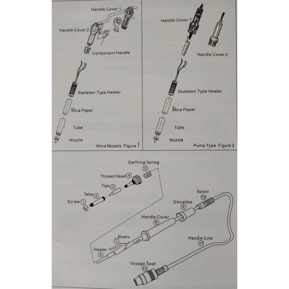 Mlink H7 3 az 1-ben forrasztóállomás forró levegővel és DC táppal