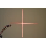 Piros keresztlézer modul 5mW 3V-5V elektronikai mérésekhez