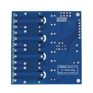 ESP8266 4 csatornás WiFi relémodul távoli vezérléshez