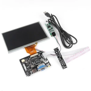 satkit 7 hüvelykes TFT LCD monitor Raspberry Pi-hez érintőpanellel