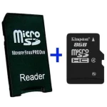 MS Pro Duo adapter MicroSD 32GB PSP – memóriakártya