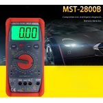 MST-2800B digitális multiméter nagy LCD kijelzővel autóelektronikához