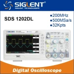 Siglent SDS1202DL digitális oszcilloszkóp 200MHz színes TFT kijelzővel