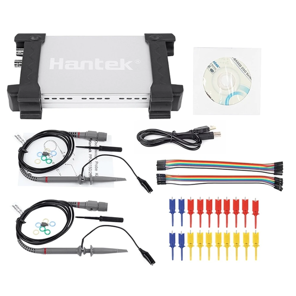 Hantek 6022BL USB digitális oszcilloszkóp 16 csatornás 20 MHz PC-hez