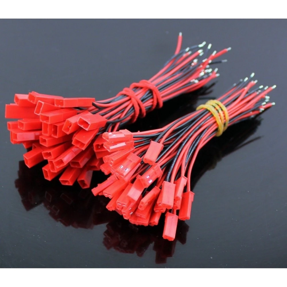 20 db-os JST csatlakozó kábellel csomag (10 anya + 10 apa) drónokhoz és RC-hez
