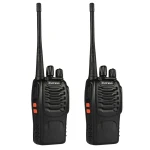 2 db Baofeng BF-888S UHF 5W walkie-talkie szett fülhallgatóval