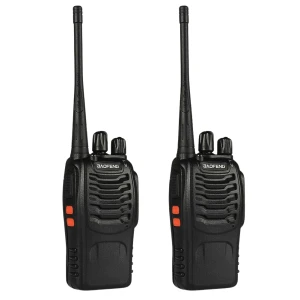 2 db Baofeng BF-888S UHF 5W walkie-talkie szett fülhallgatóval