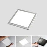Slim LED panel 30x30cm 12W ezüst keret 6000K