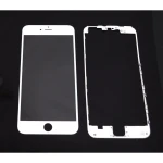 iPhone 6 Plus fehér üveg kijelző ragasztókerettel javításhoz