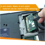 Set JM-T11 de pinzas antiestáticas para soldadura y manipulación electrónica