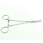 18 cm-es hajlított csipesz 3 állású zárral elektronikához és műhelyhez