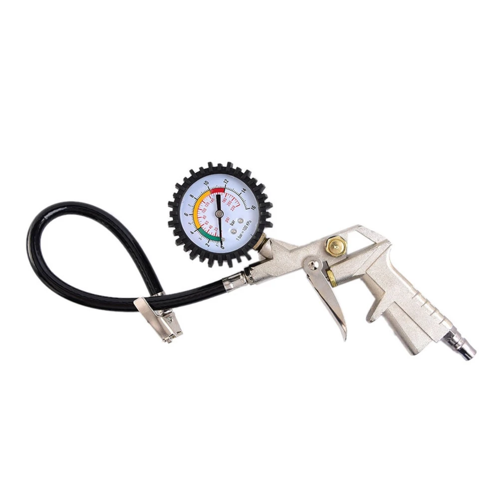 Gumiabroncs-felfújó pisztoly nyomásmérővel kompresszorhoz TSX TOOL